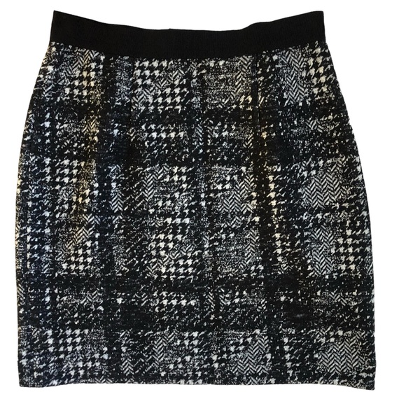 ANN TAYLOR Skirt Wool Blend Zipper Front Size 0 - Picture 4 of 6